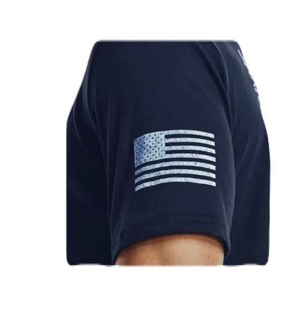 Under Armour Under Armour Men's Navy Blue Freedom Shirt Size US XXL / EU 58 / 5 - 3 Thumbnail