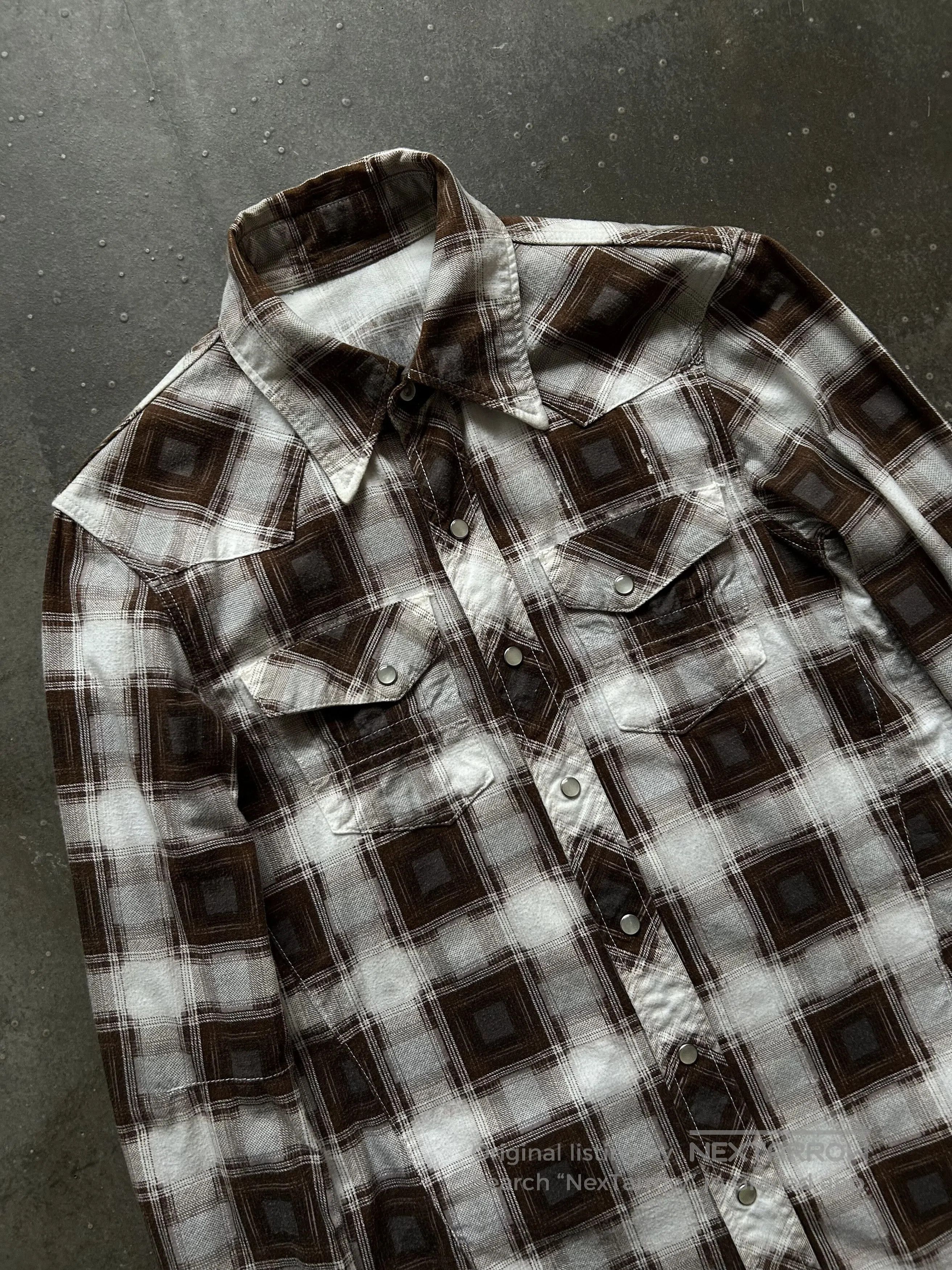 Number (N)ine Checkered Pattern Flannel Shirt. Size US M / EU 48-50 / 2 - 4 Thumbnail