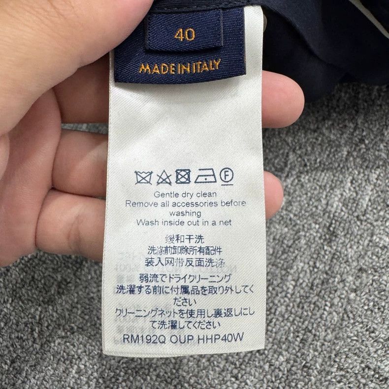 Louis Vuitton Louis Vuitton Navy blue wool slacks pants 2501-Nextarrow Size US 40 / EU 56 - 5 Thumbnail