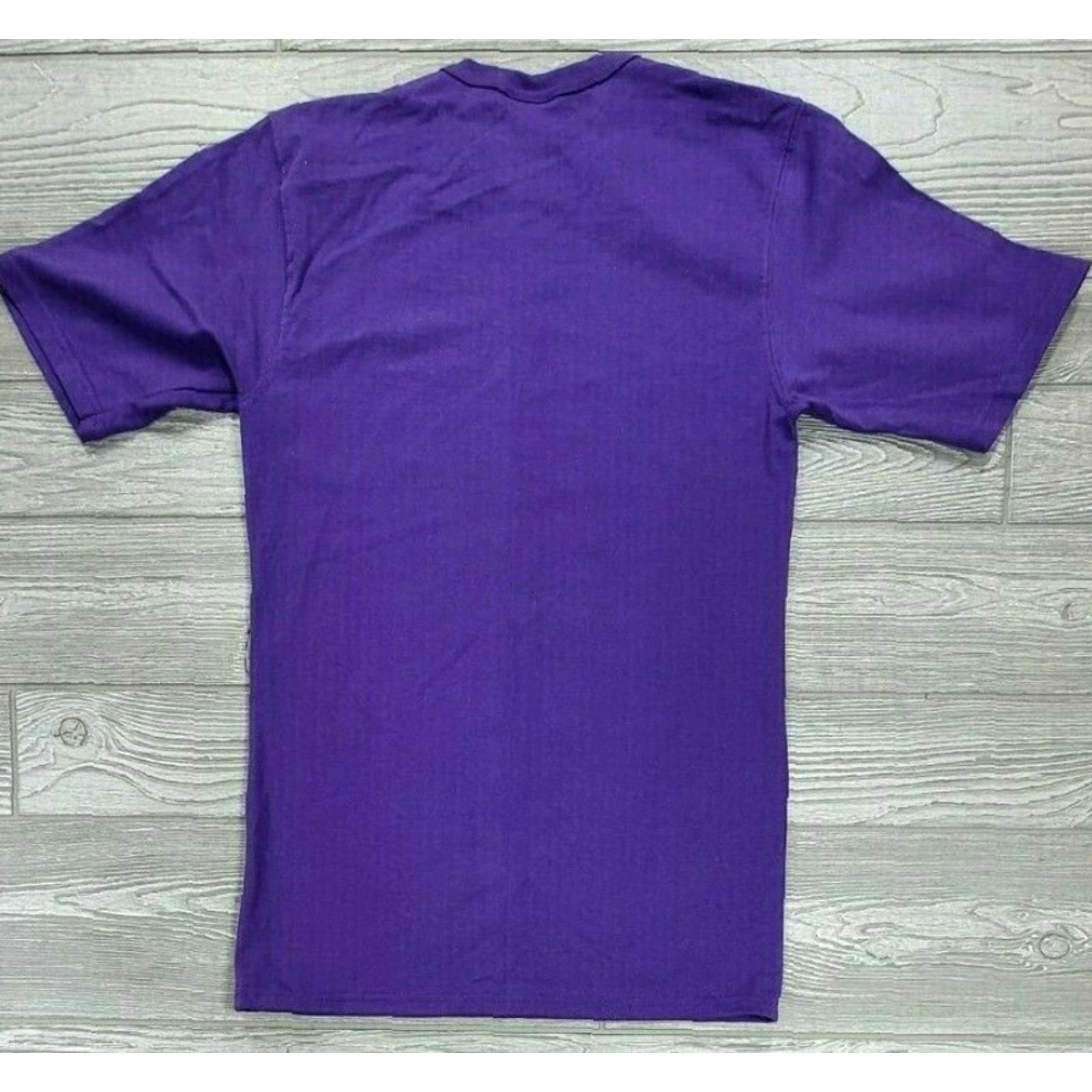 Champion Champion T-Shirt Classic Cotton Purple Short Sleeve Size S Mens OEM Logo Retro (Embroidered) Size US S / EU 44-46 / 1 - 4 Thumbnail