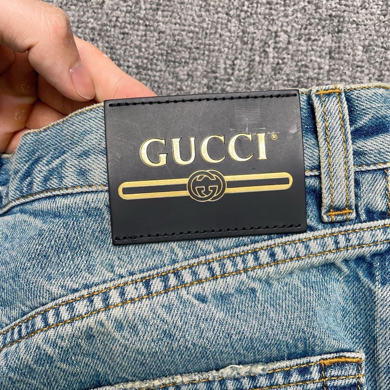 Gucci Gucci Straight-tube destructive jeans 2501-Nextarrow Size US 27 - 5 Thumbnail