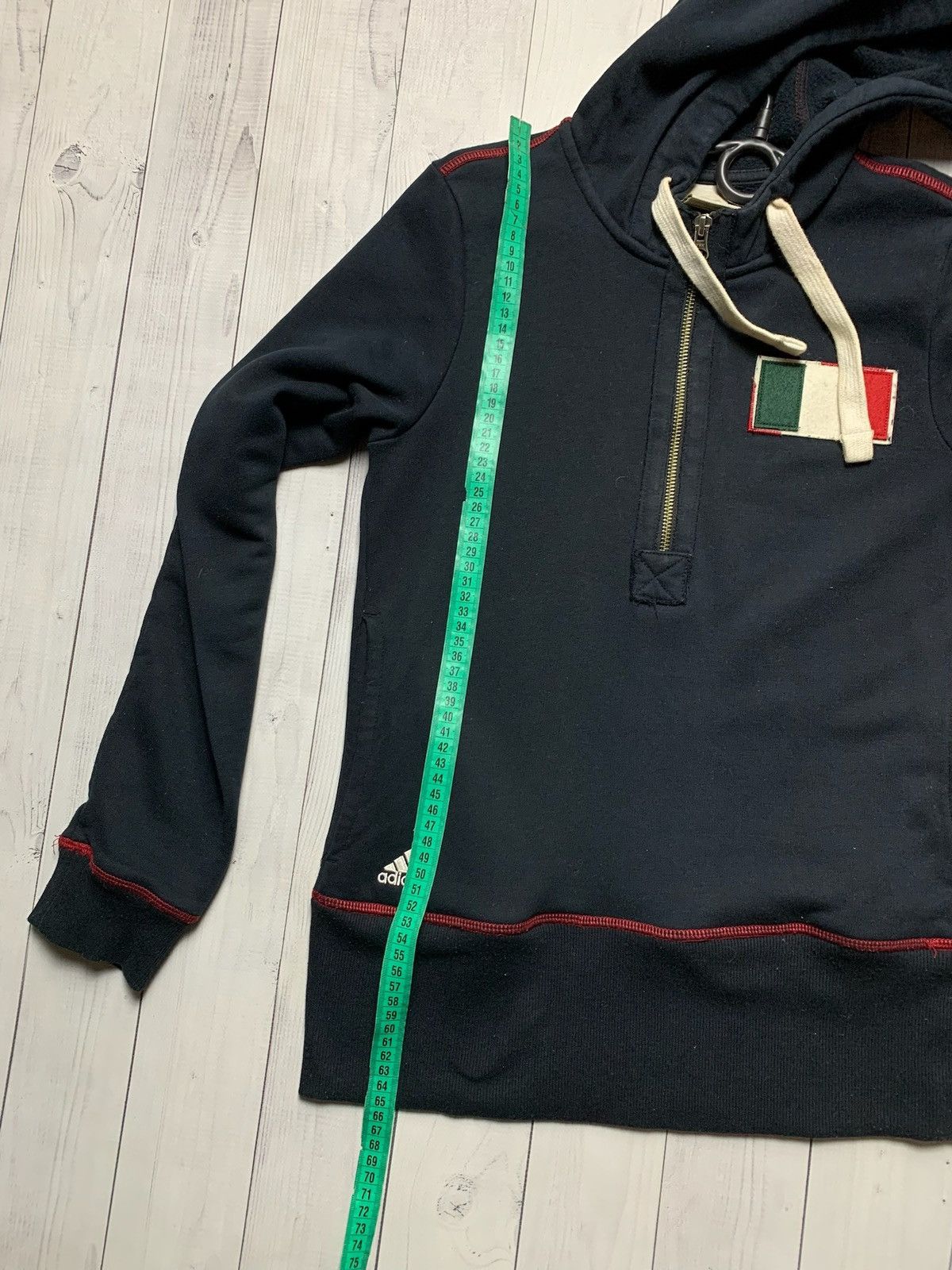 Adidas × Vintage Vintage adidas AC Milan soccer zip hoodie size S women’s Size S / US 4 / IT 40 - 7 Thumbnail