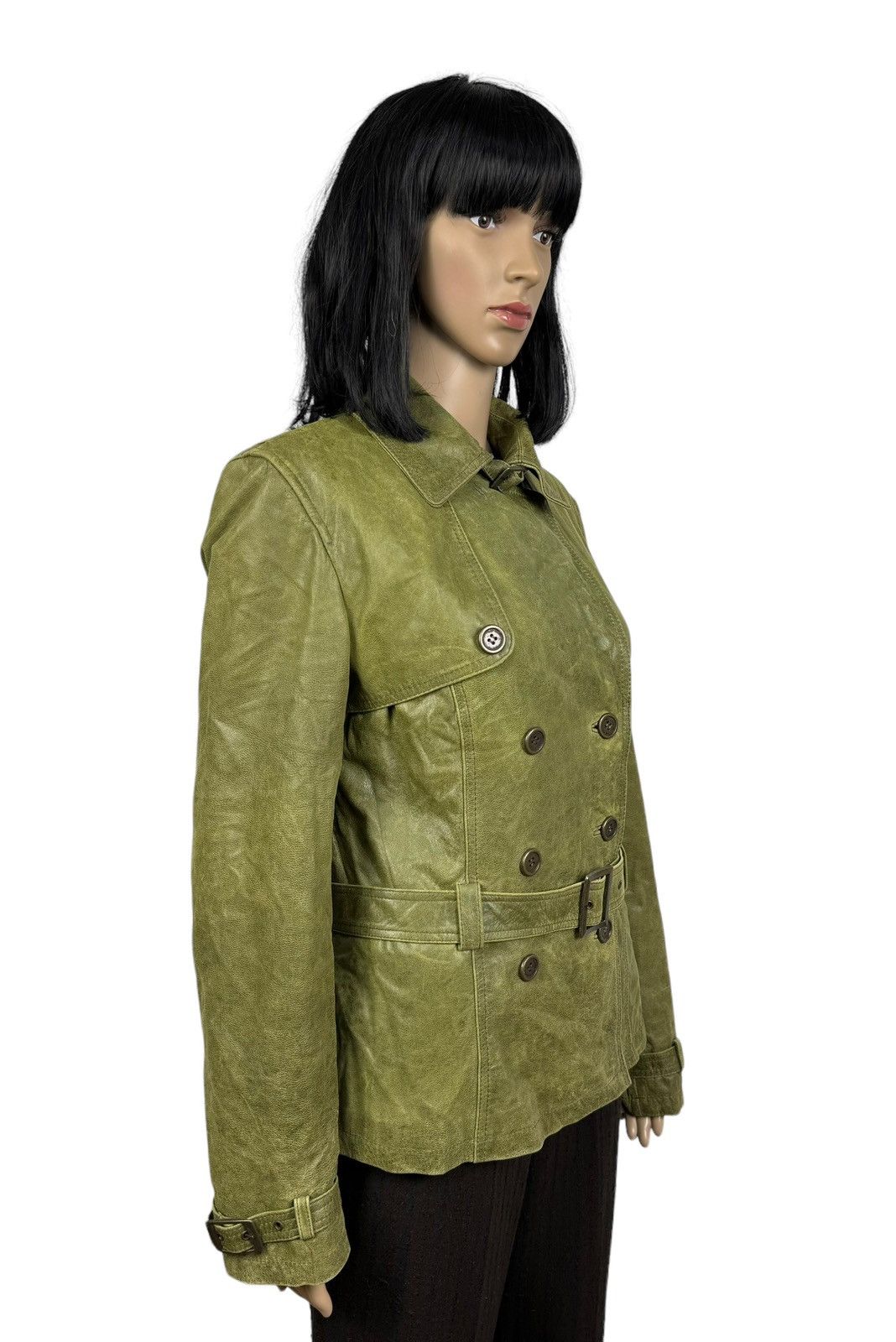 ARMA Arma Women Genuine Leather Trench Coat Belted size IT44 Size M / US 6-8 / IT 42-44 - 4 Thumbnail