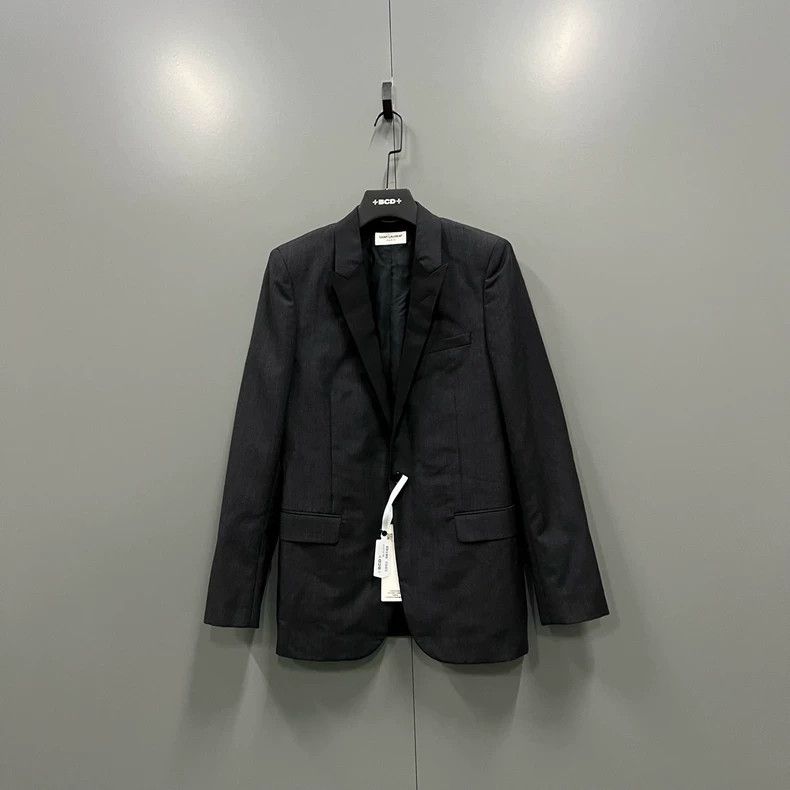 Saint Laurent Paris saint Laurent paris size os Black and grey blazer 2503-Nex Size 38R - 1 Thumbnail