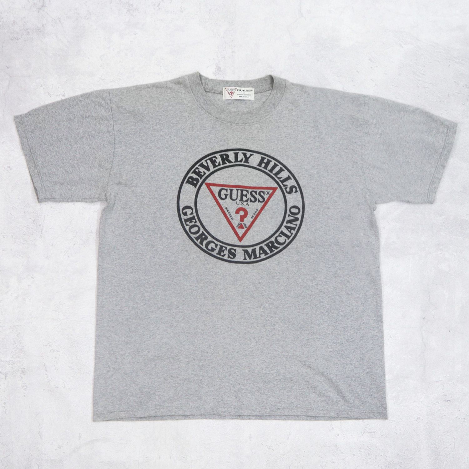 image of Beverly Hills Guess Usa By Georges Marciano Made In Usa in Grey, Men's (Size Medium)