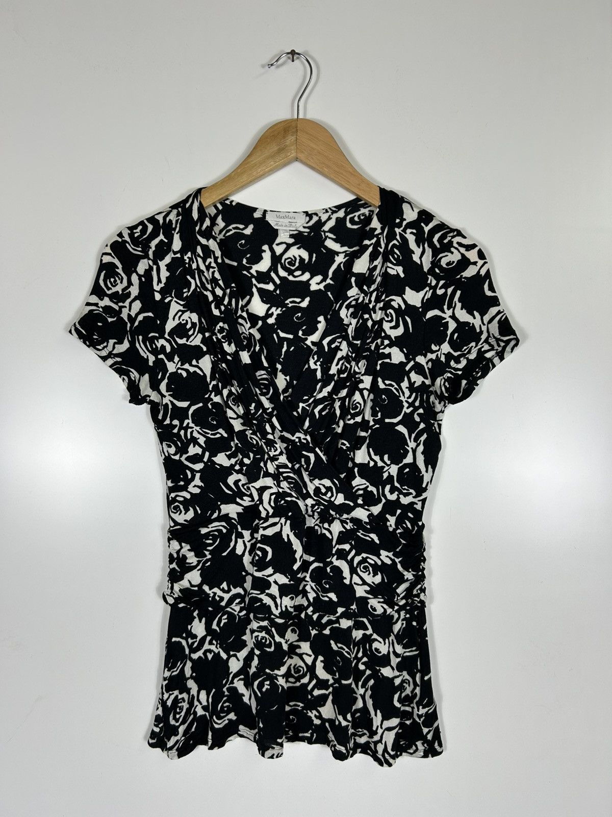 Max Mara 🔥Max Mara Rose Dress Shirt Top Blouses Size L / US 10 / IT 46 - 1 Thumbnail