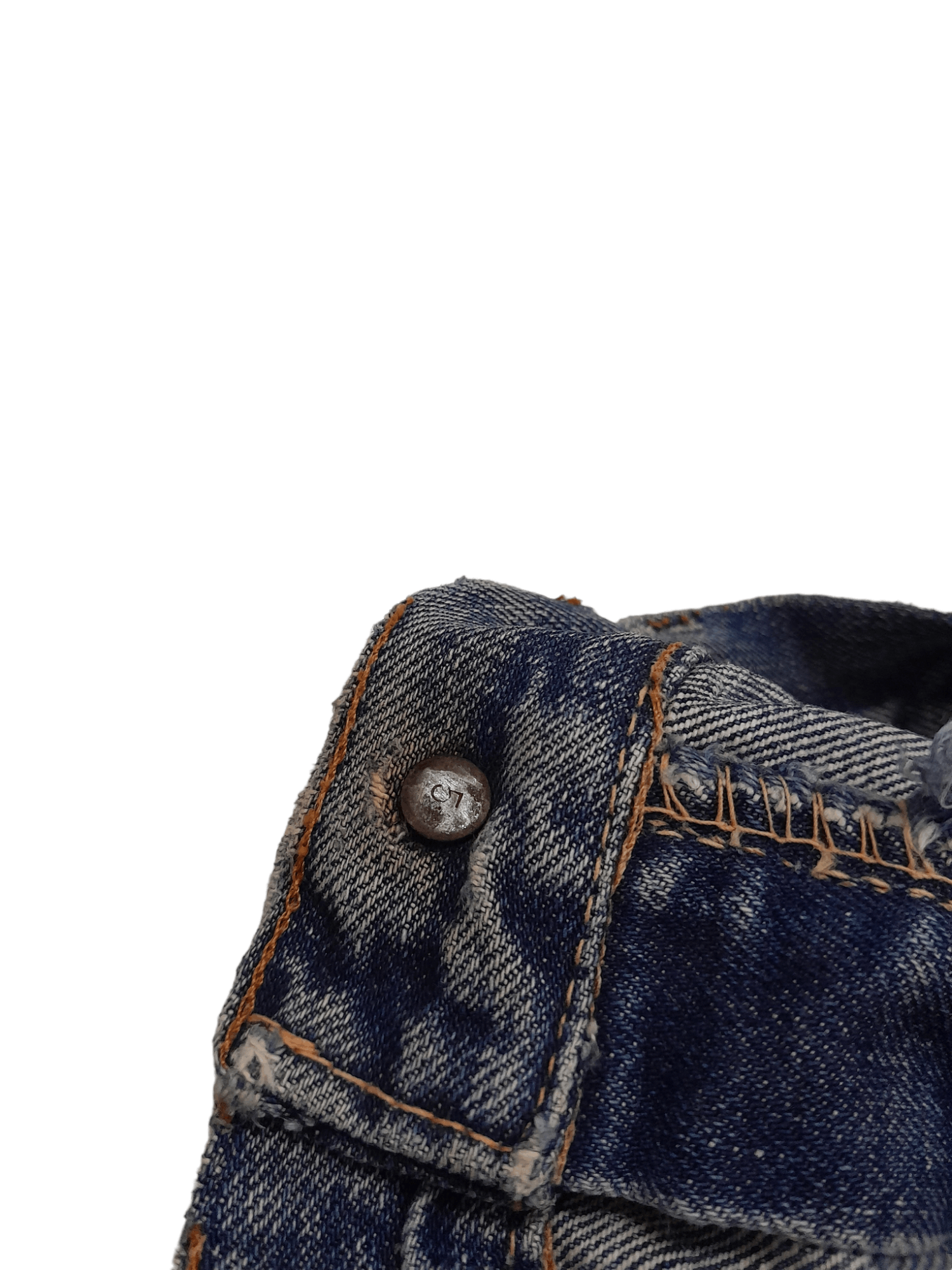 Levi's 60s Levis 502 Selvedge Big E Button #5 Denim (F247) W32 Size US 32 / EU 48 - 10 Thumbnail