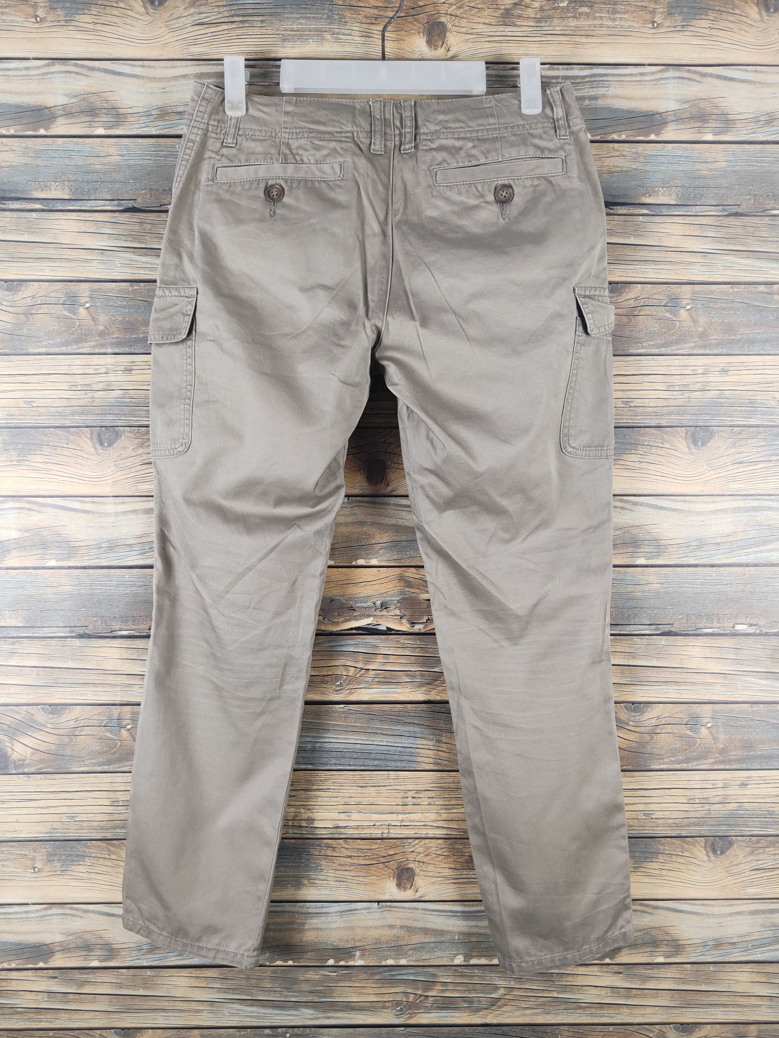 Japanese Brand DL Rope Picnic Beige Multipocket Cargo Pants #2676 Size 28" / US 6 / IT 42 - 7 Thumbnail