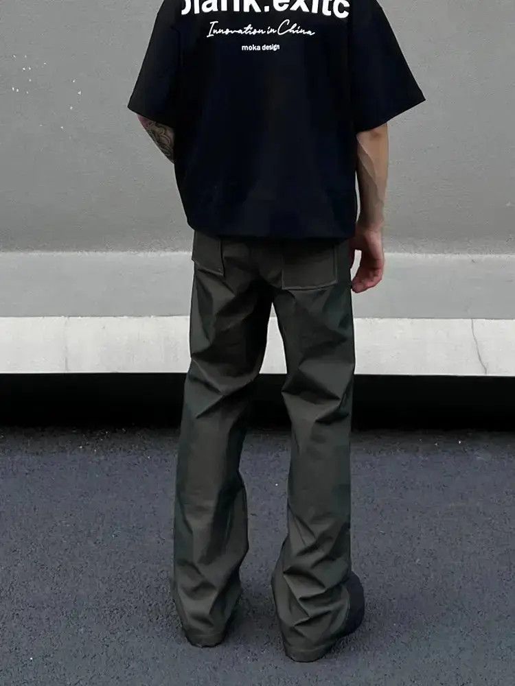 Japanese Brand × Vintage Straight leg micro flared casual pants Size US 30 / EU 46 - 4 Thumbnail