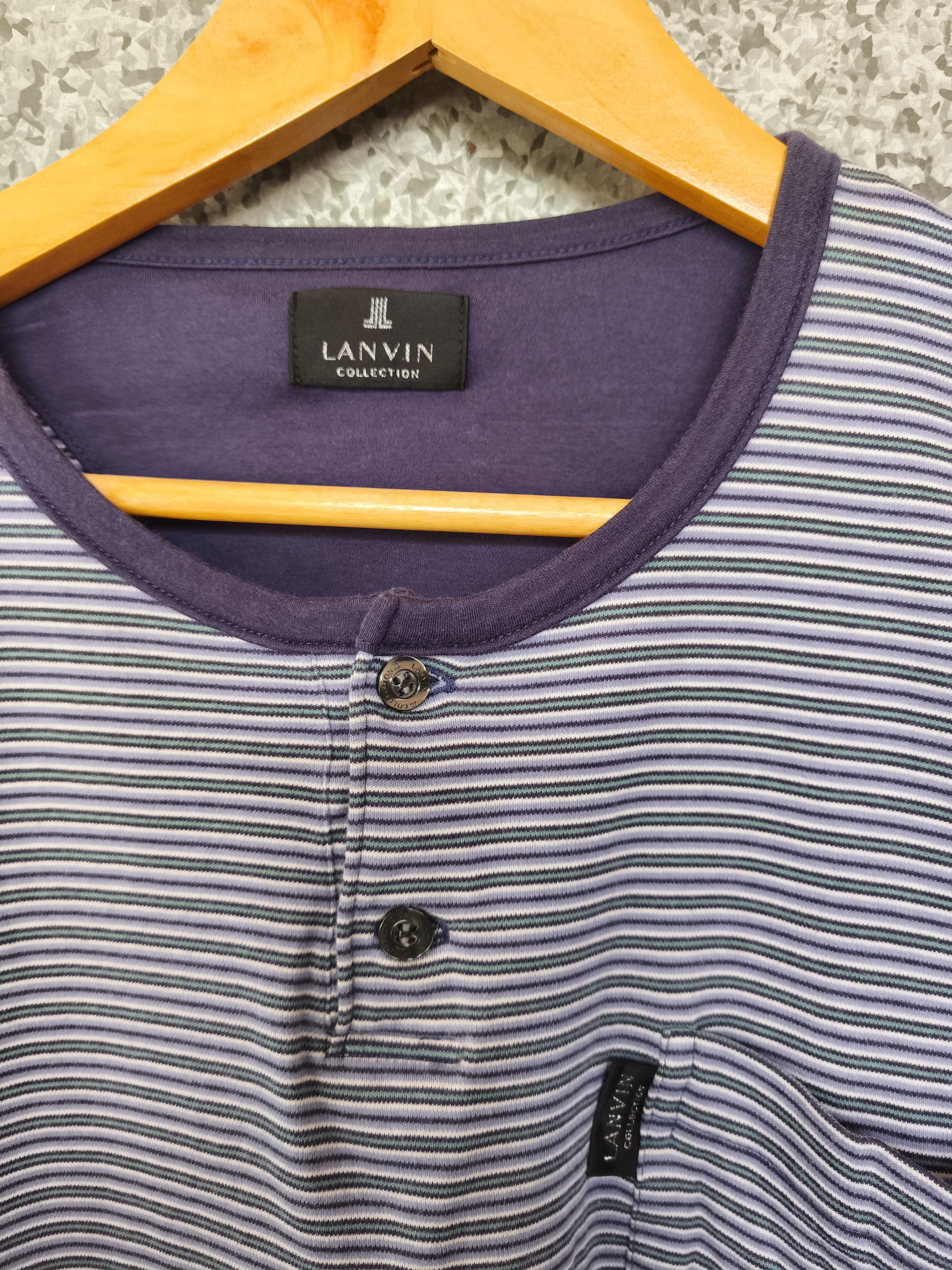 Lanvin Lanvin stripes long sleeve t shirt Size US L / EU 52-54 / 3 - 3 Thumbnail