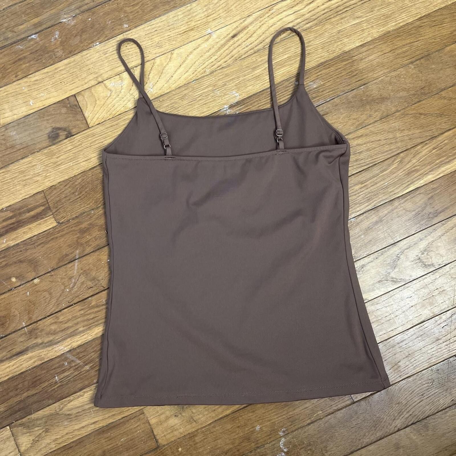 Nine West Brown silky basic cami top Size M / US 6-8 / IT 42-44 - 3 Thumbnail