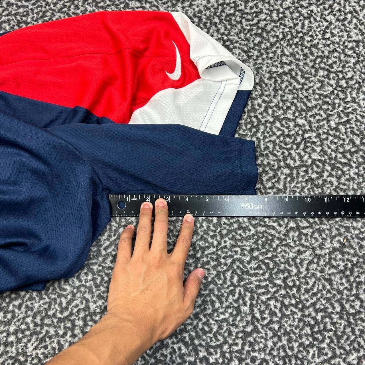 Nike Nike Athletic Shorts Men Blue Red Dri-Fit Outdoor Adult XL Size US 38 / EU 54 - 6 Thumbnail