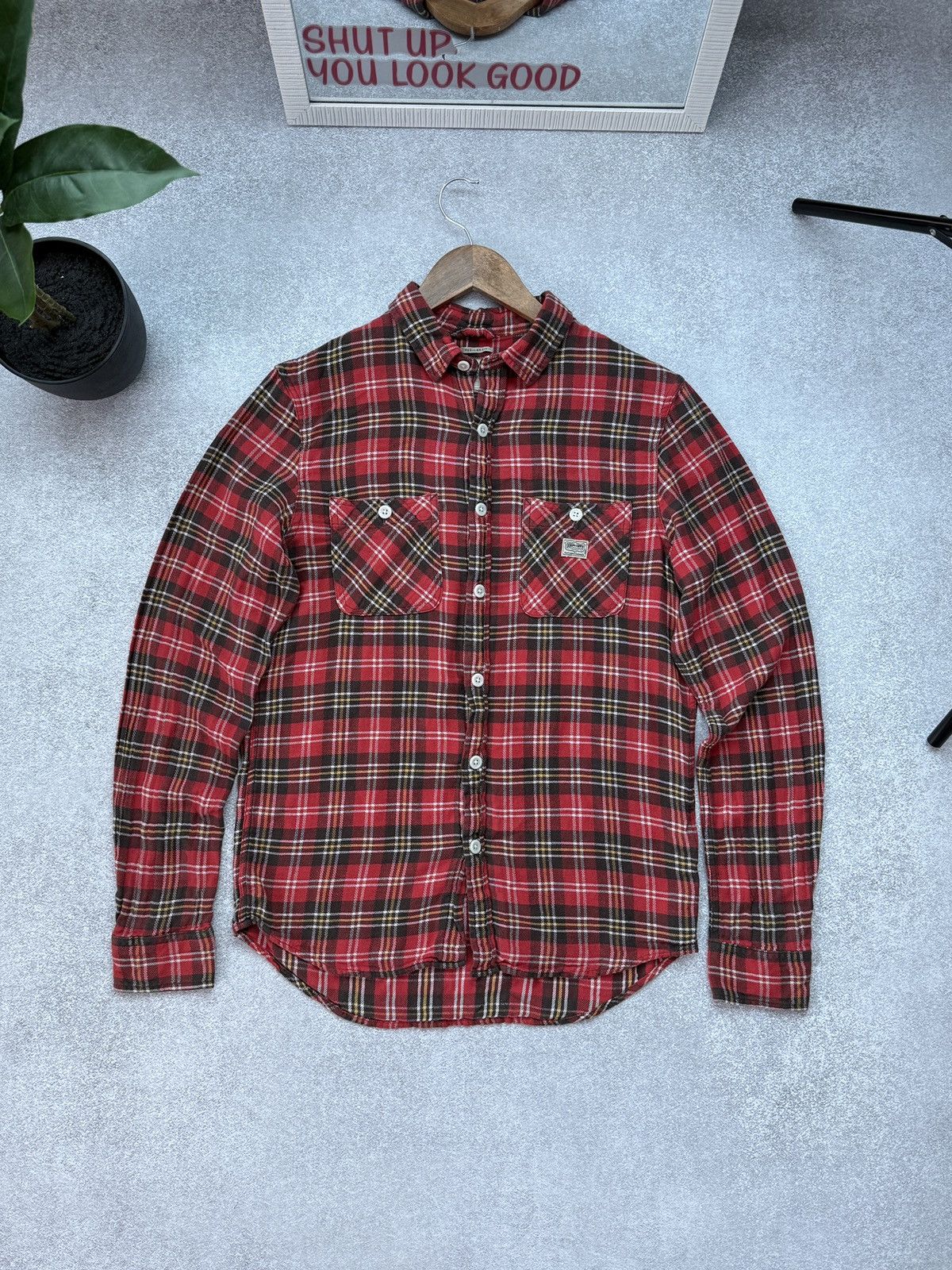 Denim & Supply Ralph Lauren Denim & Supply Ralph Lauren Plaid Flannel Shirt Check Button Size US S / EU 44-46 / 1 - 2 Thumbnail