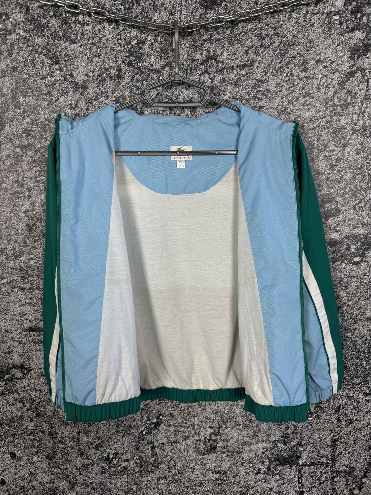 Lacoste Boys Lacoste Sport Zip Up Track Jacket Vintage Kids 158cm Size US XXS / EU 40 - 8 Thumbnail