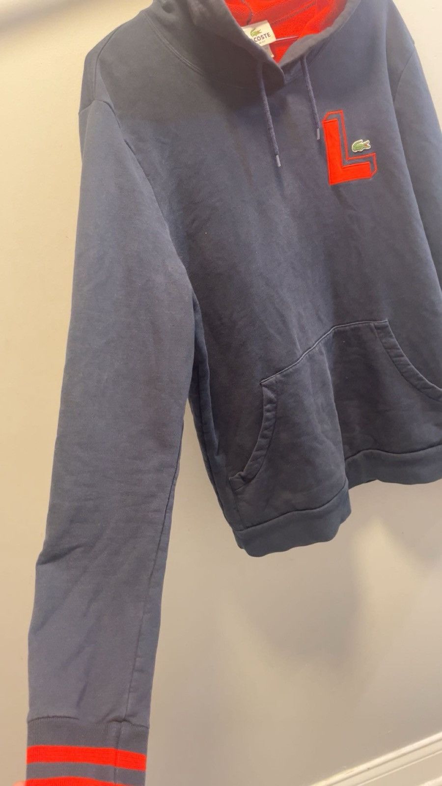 Lacoste Slim fit navy blue hoodie Size US L / EU 52-54 / 3 - 6 Thumbnail