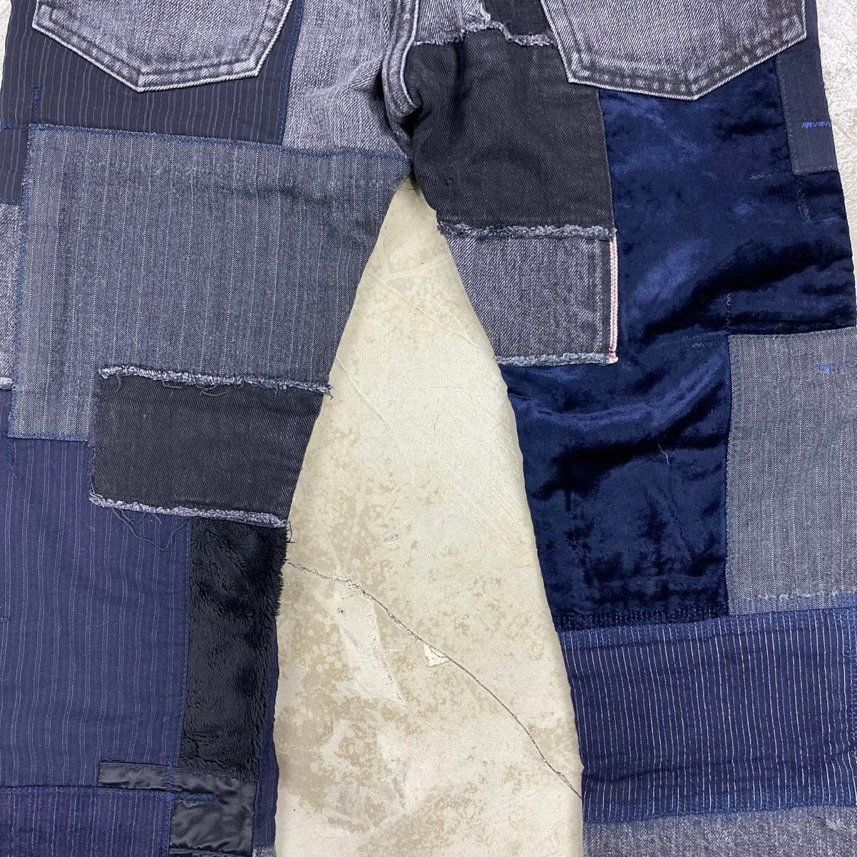 Junya Watanabe LOOKBOOK Style 3 FW2022 Patchwork Denim Pants Size US 33 - 16 Thumbnail