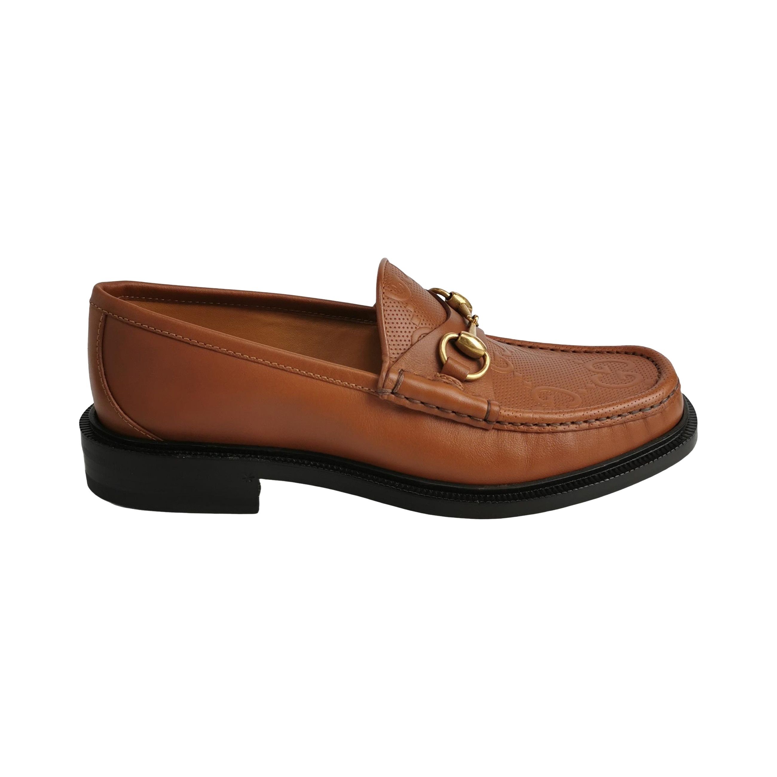Gucci Gucci GG Embossed Horsebit Loafers US 6 Size US 6 / EU 39 - 1 Thumbnail