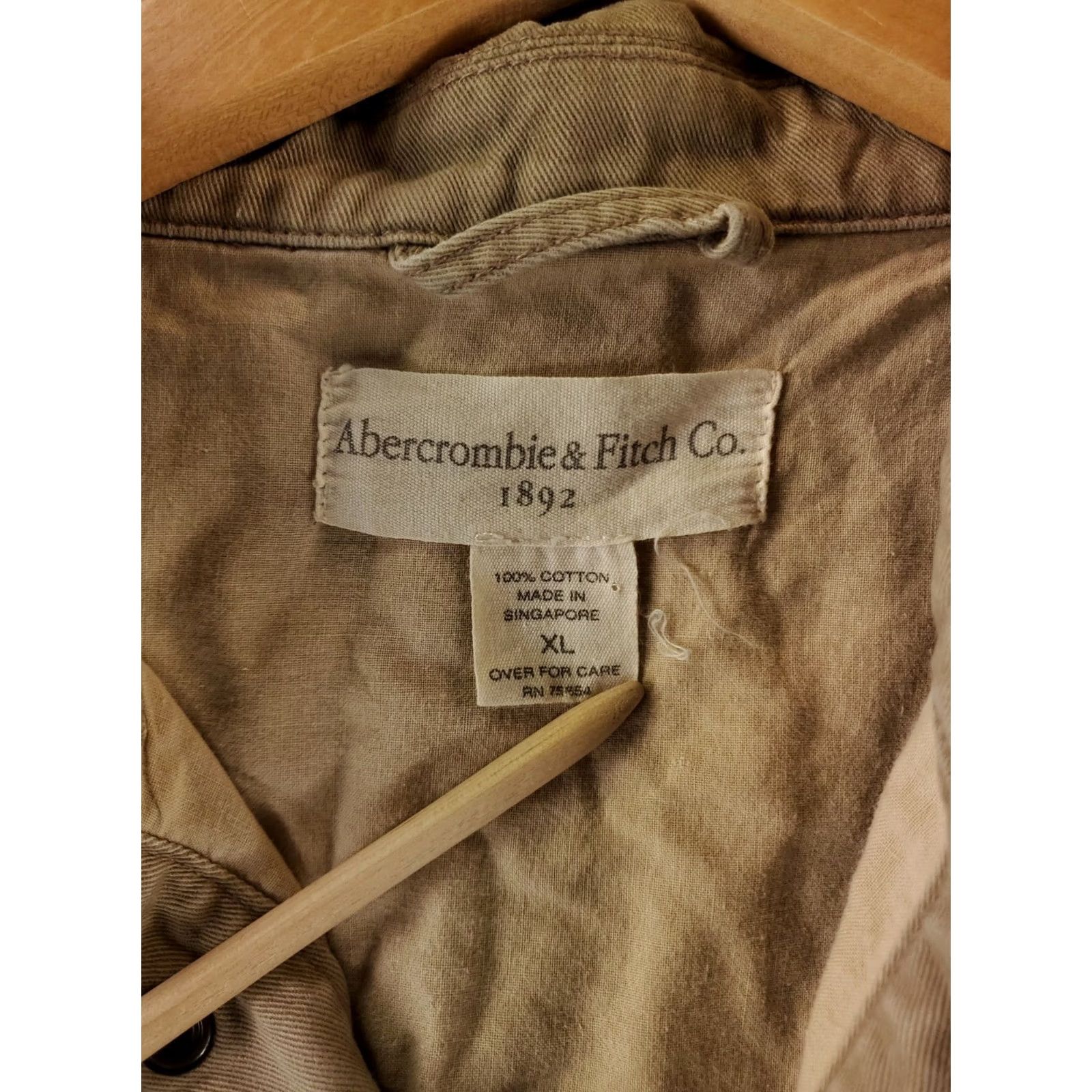 Abercrombie & Fitch Abercrombie & Fitch Vest Snap Safari Hunting Brown Tan Mens XL Vest Size US XL / EU 56 / 4 - 5 Thumbnail