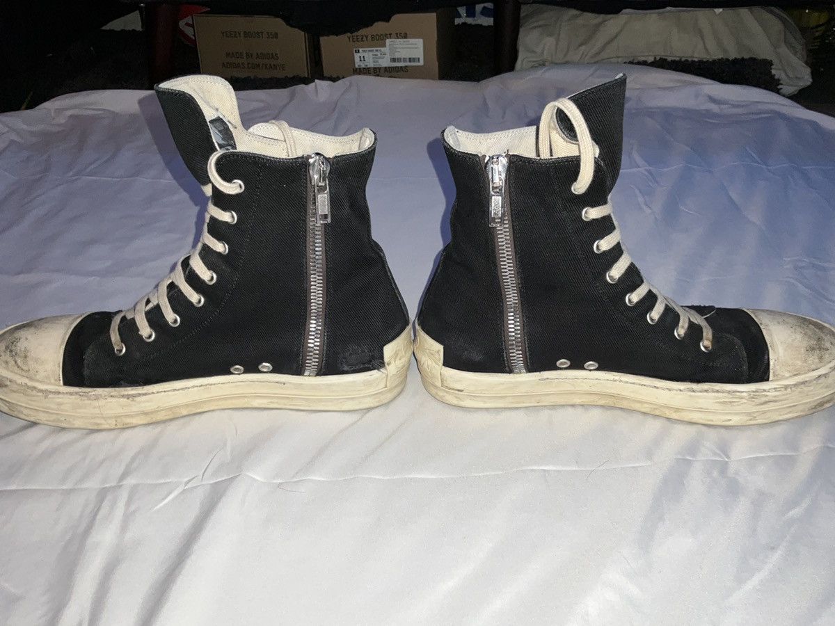 Designer × Rick Owens × Rick Owens Drkshdw Drkshdw High Top Rickowens Ramona Size US 11 / EU 44 - 3 Thumbnail