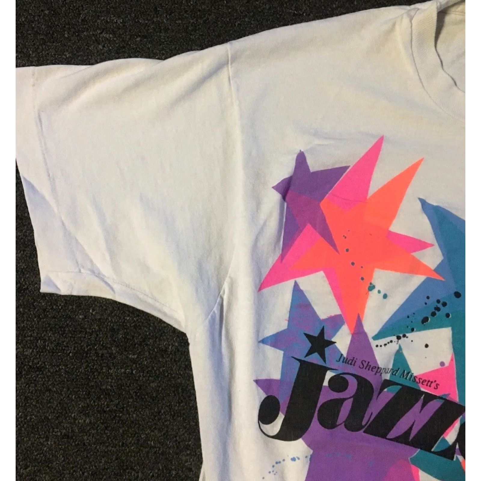 DANCER VINTAGE Shirt Mens XL White Vtg 90s Jazzercise Faded Star Ballet Theatre Dance Vaporwave Grunge 80s Size US XL / EU 56 / 4 - 6 Thumbnail