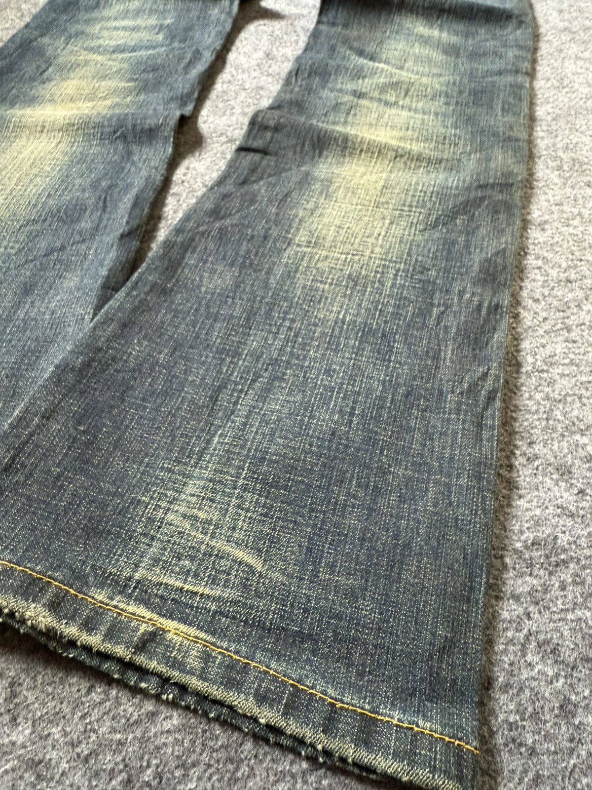 G-Star G Star Raw Para Espana Mud Wash Flare Low Rise Jeans Size US 27 - 18 Thumbnail