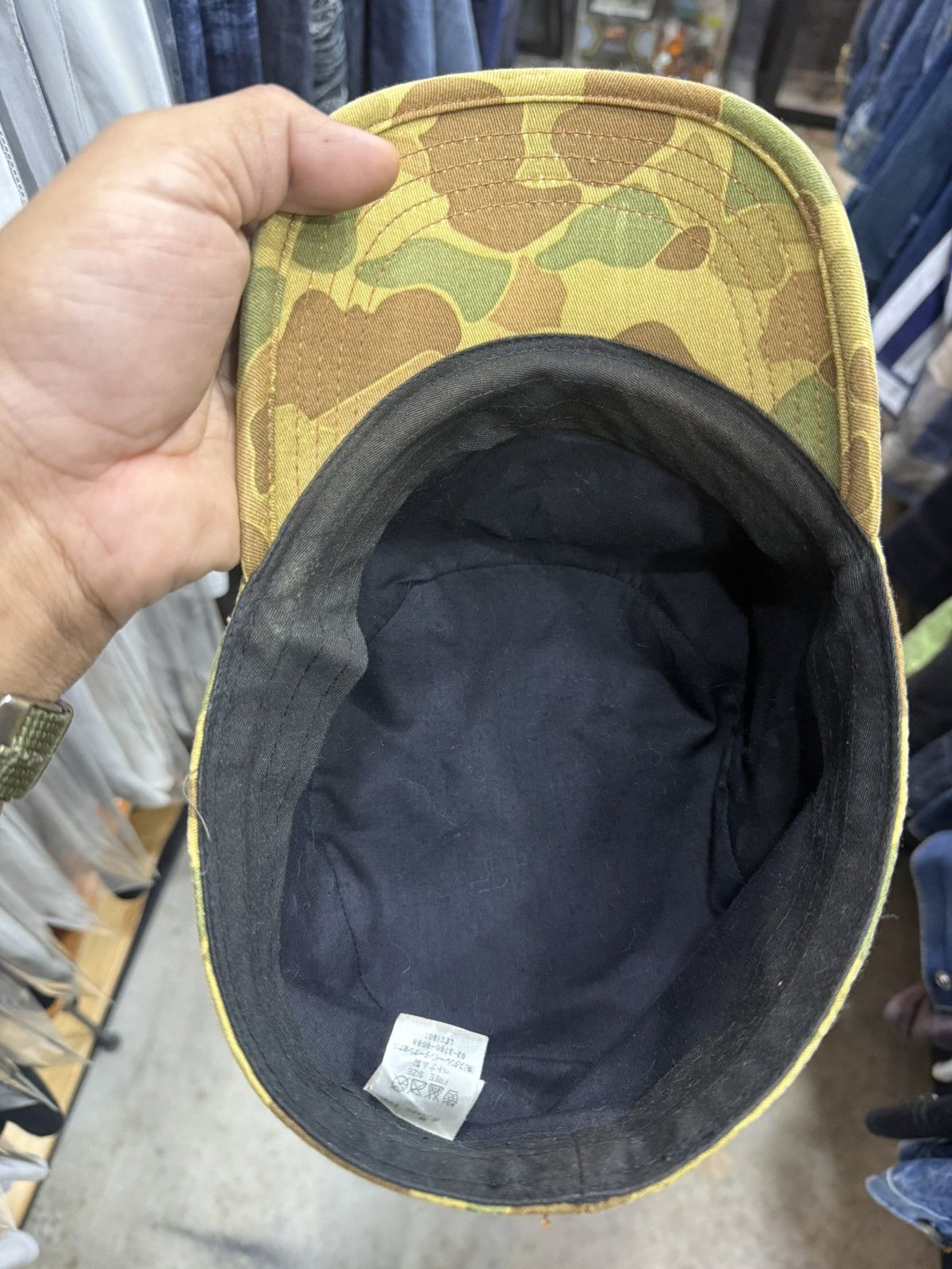 Lee × Vintage Vintage Lee Union made hat camo Size ONE SIZE - 6 Thumbnail