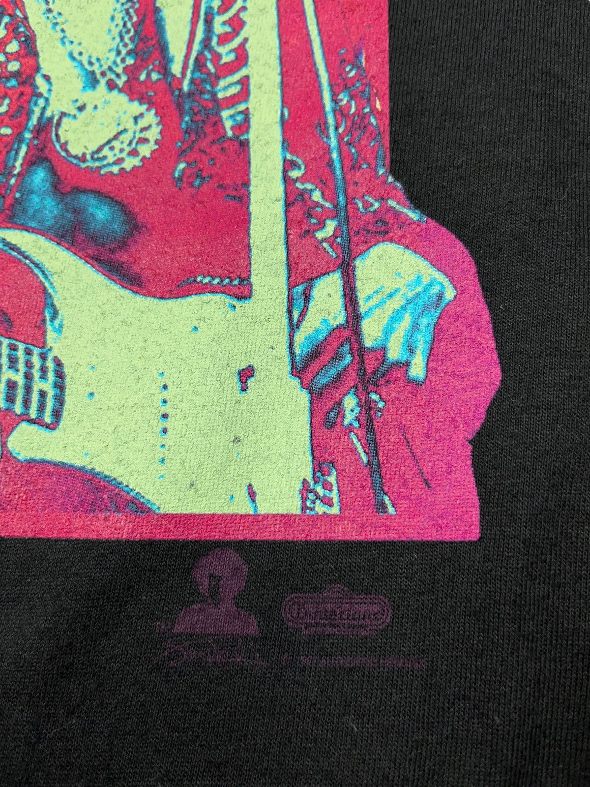 Jimi Hendrix Vintage 1997 Jimi Hendrix Psychedelic Winterland T-shirt Size US XL / EU 56 / 4 - 3 Thumbnail
