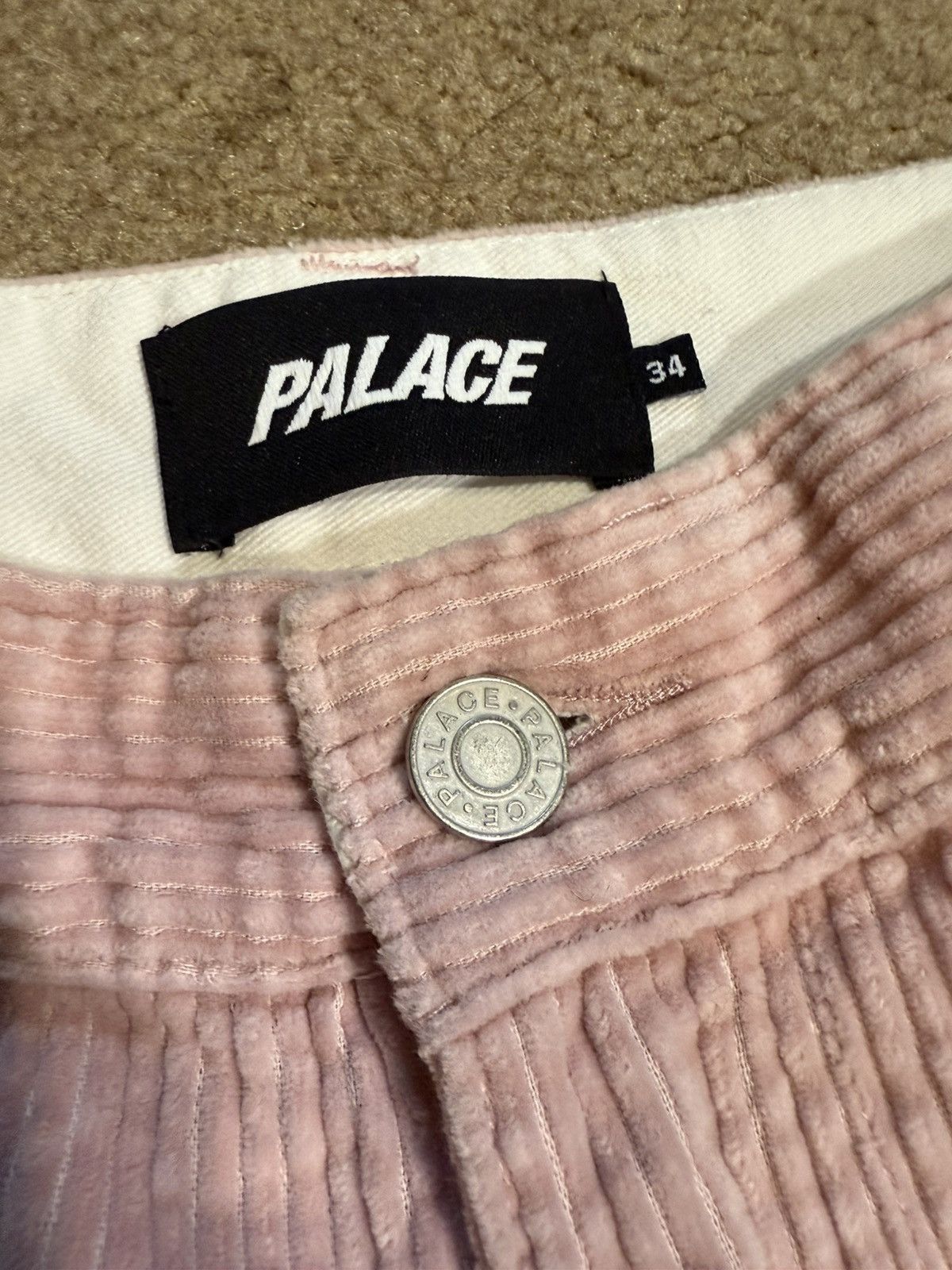 Palace Palace pink corduroy pants Size US 34 / EU 50 - 3 Thumbnail