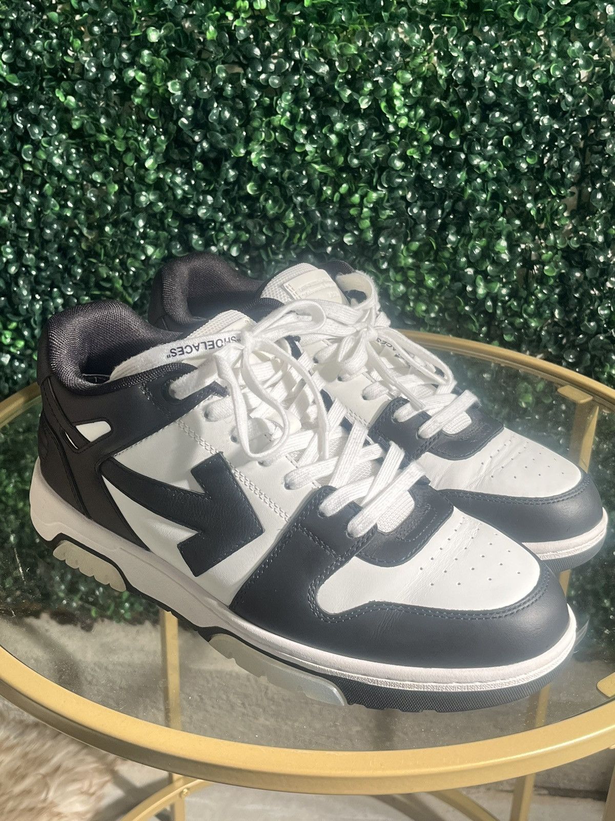 Off-White Out of Office Leather Sneakers – White/Black – EU 44 / US 11 Size US 11 / EU 44 - 2 Thumbnail