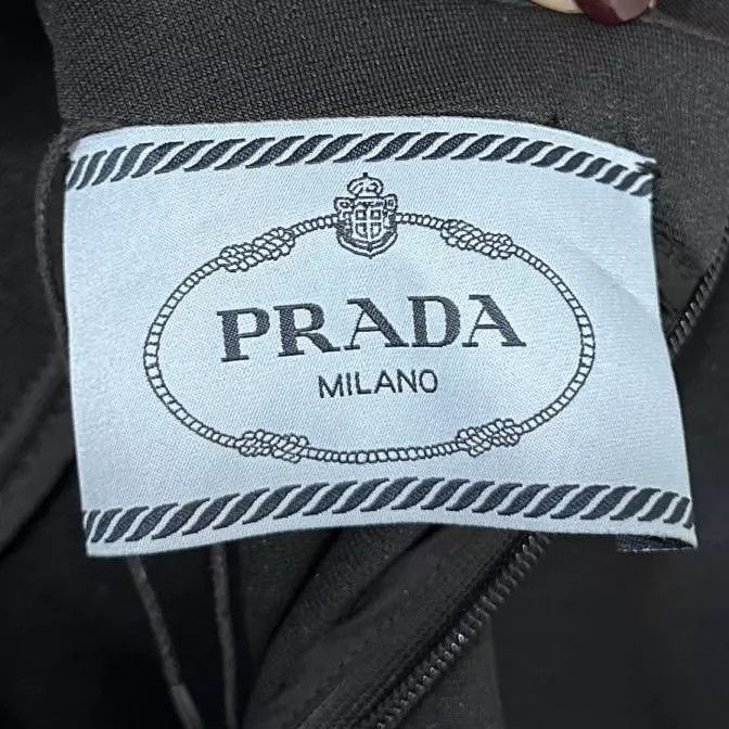 Prada Prada Show space cotton logo dress 2502-Nextarrow Size XS / US 0-2 / IT 36-38 - 4 Thumbnail