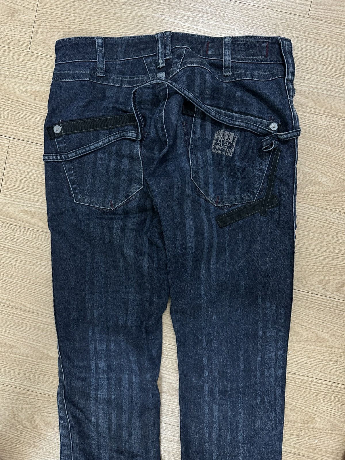 Beauty Beast × Marithe + Francois Girbaud Rare Vintage Marithe Francois Girbaud Tactical Jeans Size 30" / US 8 / IT 44 - 15 Thumbnail