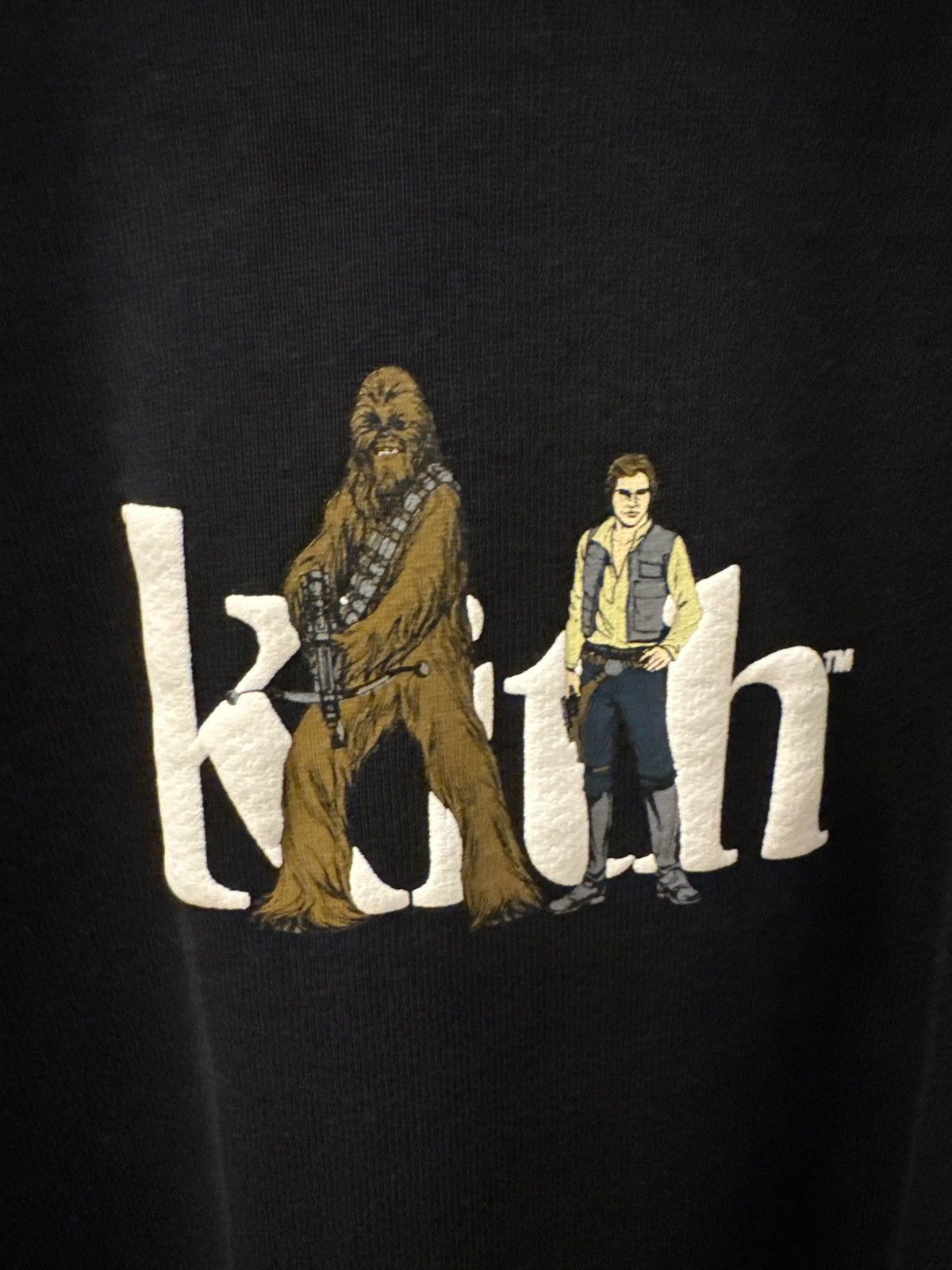 Kith Kith X StarWars Solo and Chewie serif Crewneck | Grailed