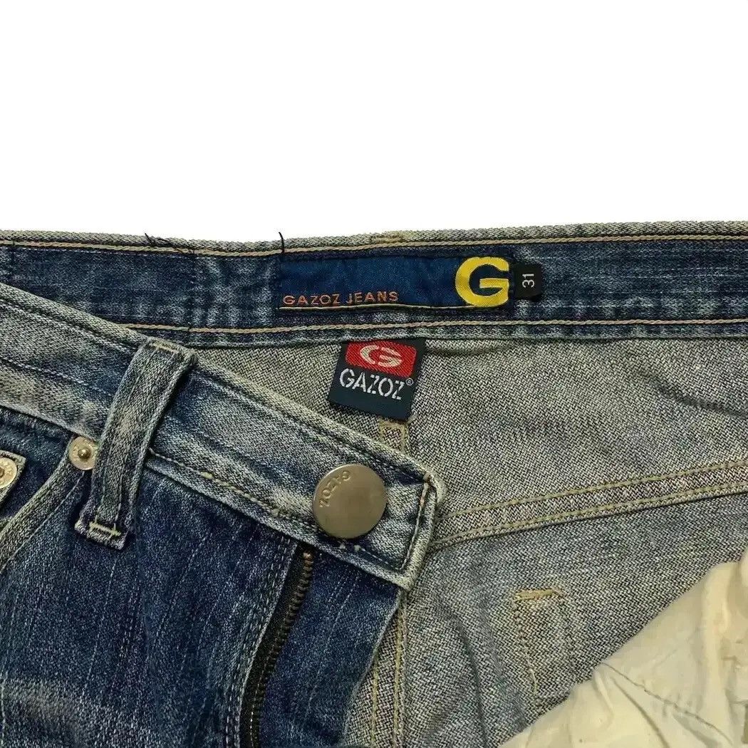 If Six Was Nine W29 L32🔥VINTAGE GAZOZ JEANS PATCHWORK VERY RARE DENIM PANTS Size US 29 - 11 Thumbnail