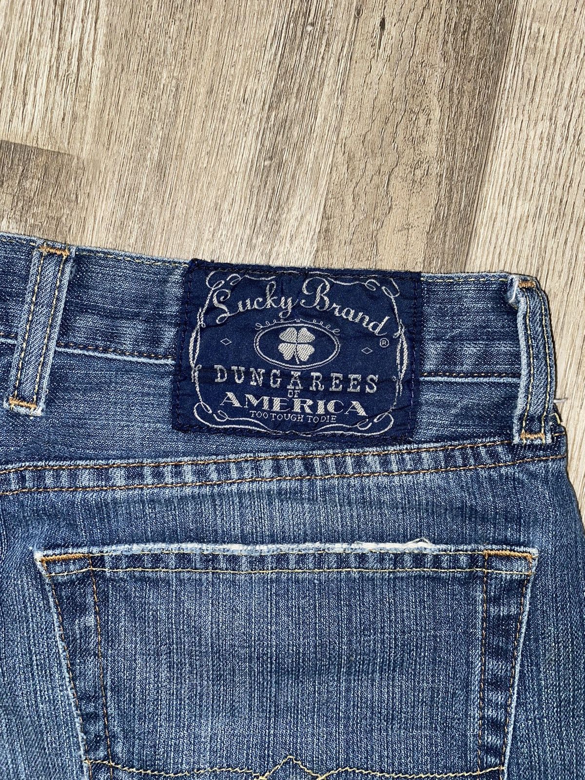 Levi's × Lucky Brand × Vintage lucky brand gungarees jeans Size US 34 / EU 50 - 4 Thumbnail