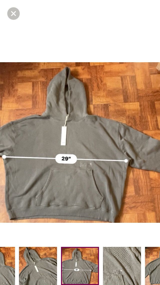 Elwood Elwood Core Oversized Cotton Brush Terry Hoodie XL Size US XL / EU 56 / 4 - 6 Thumbnail