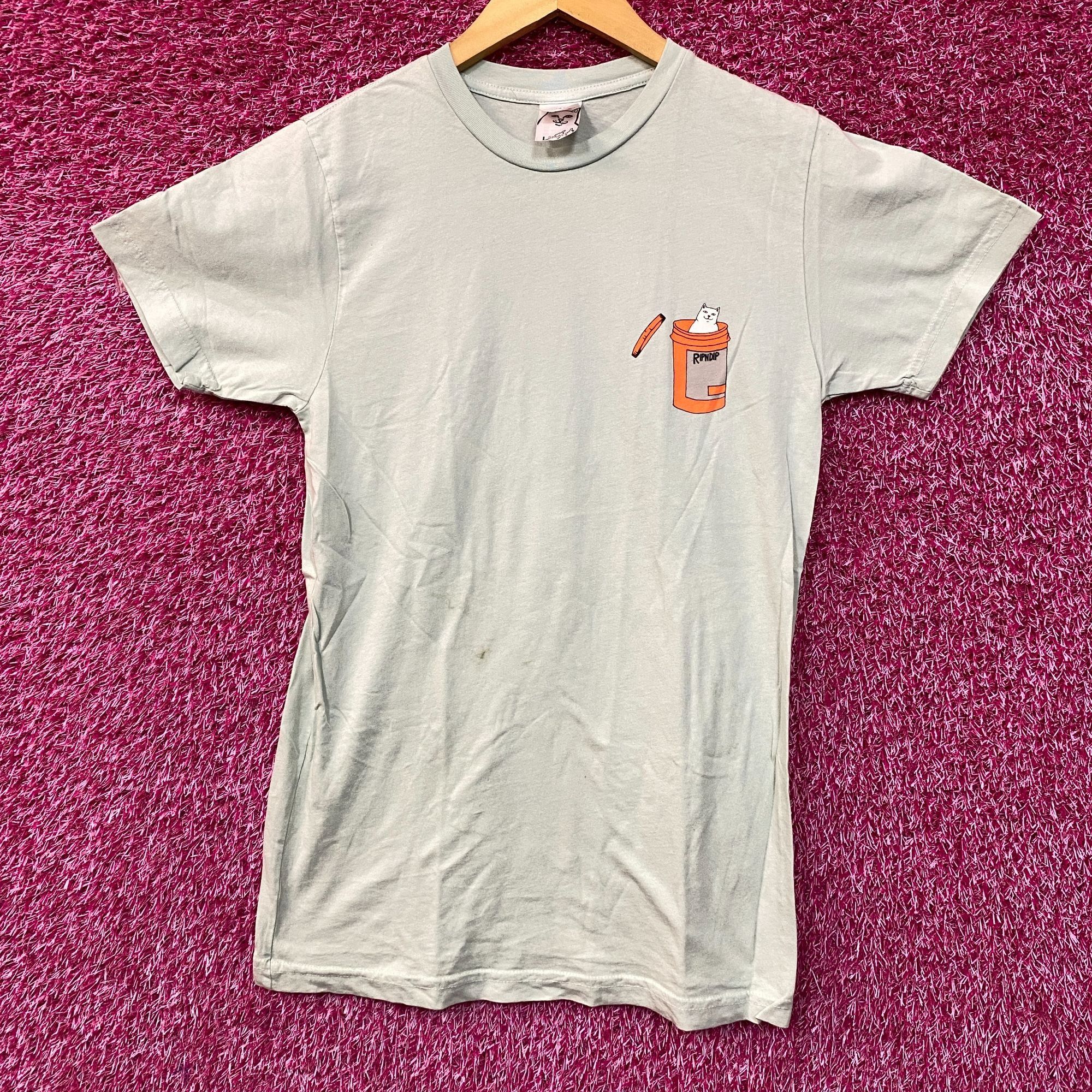 RIPNDIP RIPNDIP Lord Nermal Pills Graphic Design T-Shirt Small Size US S / EU 44-46 / 1 - 1 Thumbnail