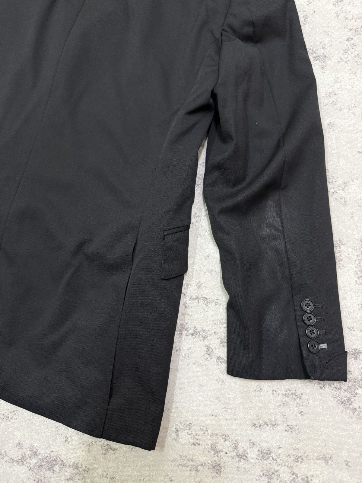 Burberry Burberry Super 120s Monogram Lined Black Blazer Coat Size US S / EU 44-46 / 1 - 15 Thumbnail