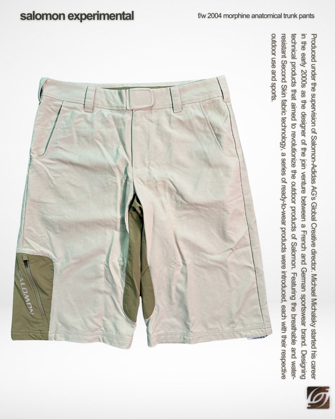 Salomon × Vintage Experimental F/W 2004 Second Skin Morphine Climbing Trunk Size US 34 / EU 50 - 1 Thumbnail