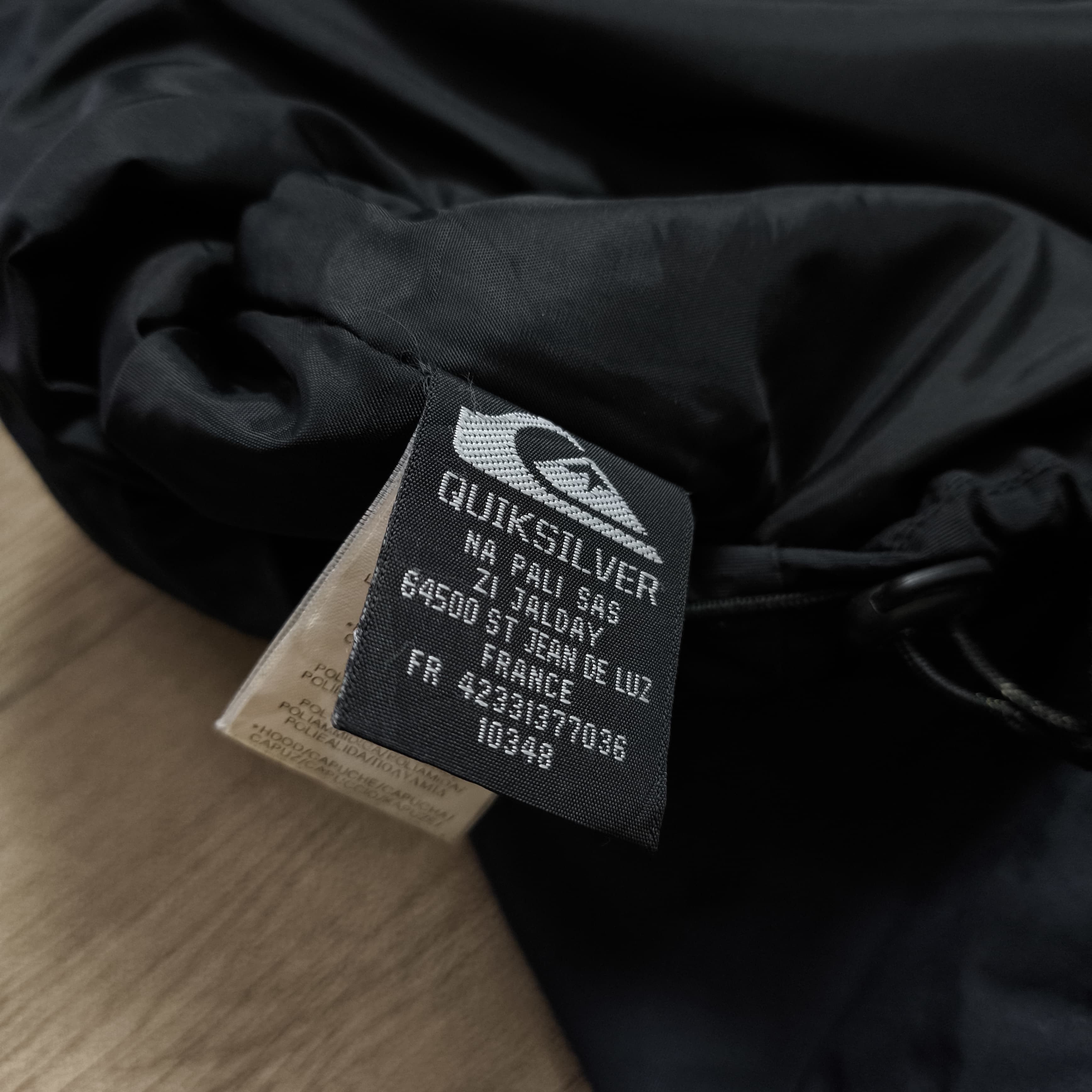 Quiksilver Quiksilver Black Half-Zip Anorak Jacket Size US L / EU 52-54 / 3 - 11 Thumbnail