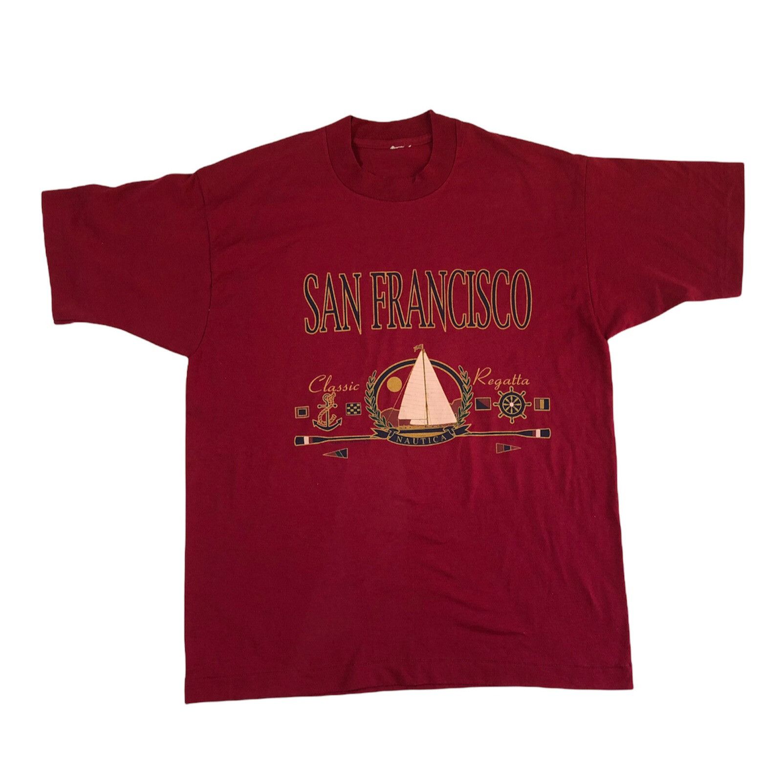 Vintage Vintage San Francisco California T-Shirt "Classic Regatta" S Size US L / EU 52-54 / 3 - 1 Thumbnail