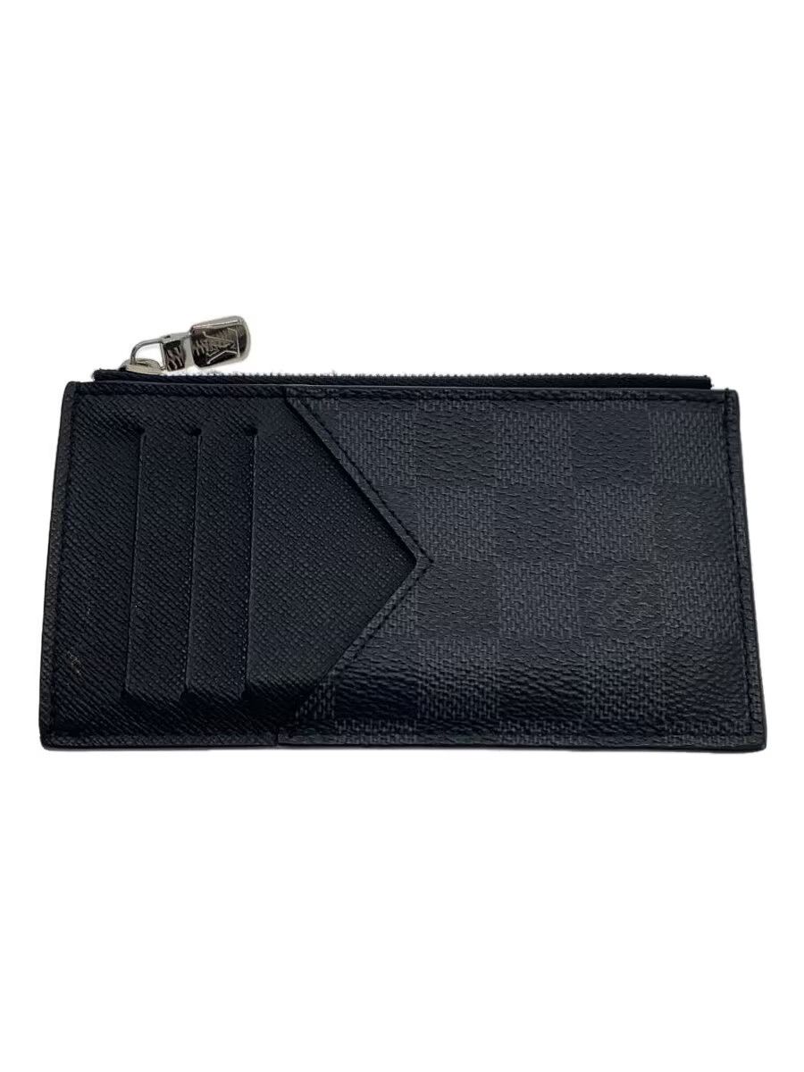 Louis Vuitton Louis Vuitton Damier Graphite Coin Card Holder Black Size ONE SIZE - 1 Thumbnail