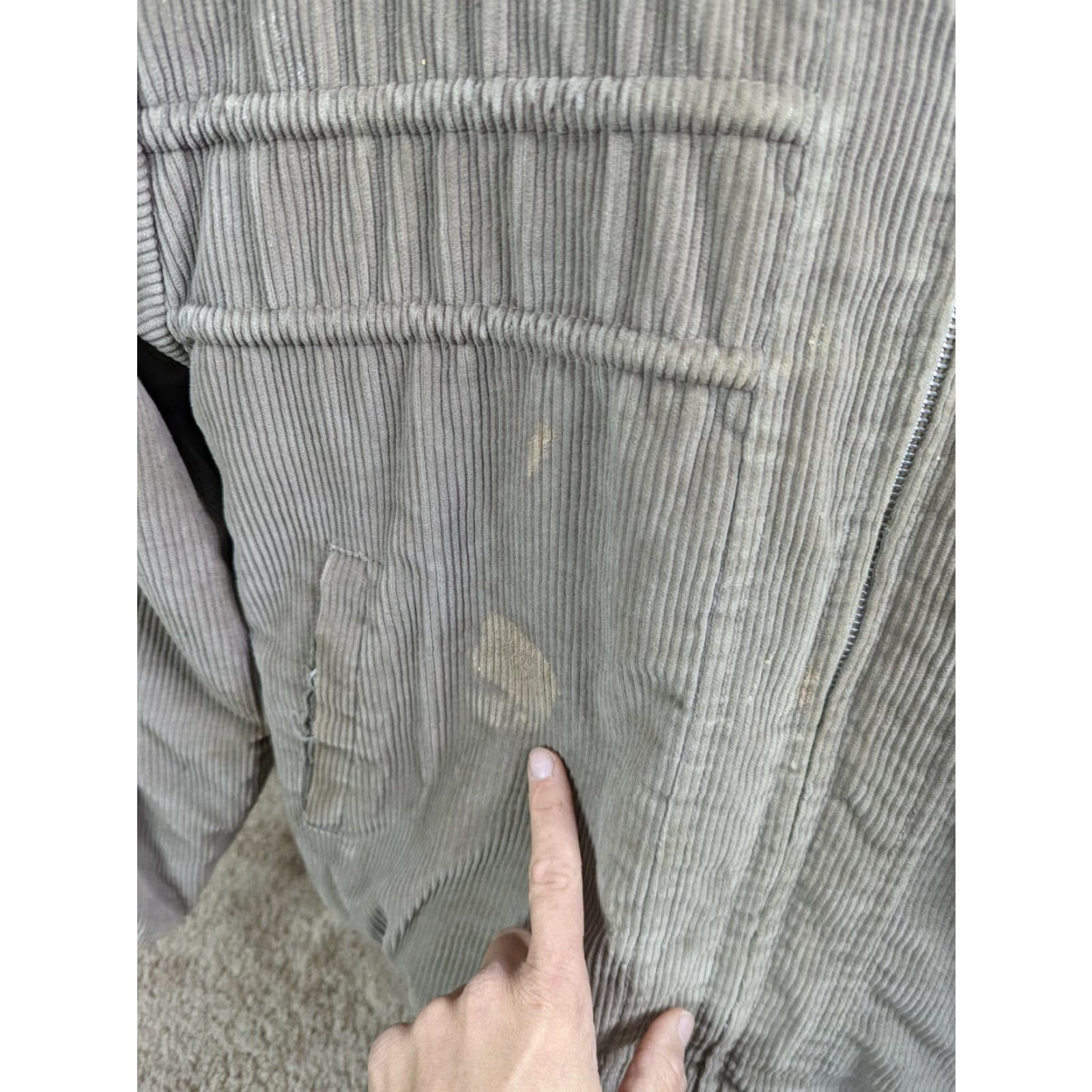 Vintage VINTAGE Westwind Corduroy Coat Jacket Faux Sherpa Distressed Rancher Men's M Beige Size US M / EU 48-50 / 2 - 5 Thumbnail