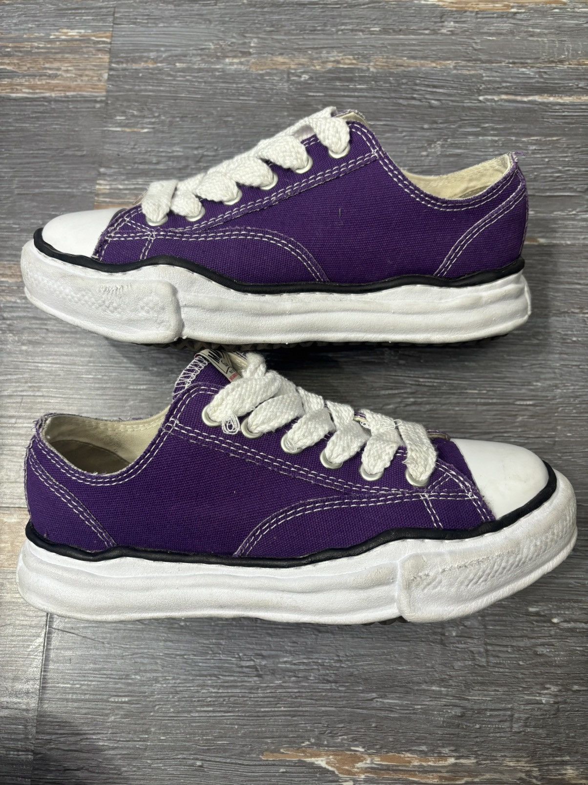 Maison MIHARA YASUHIRO Maison Mihara Yasuhiro Hank Low Purple Size US 7 / EU 40 - 2 Thumbnail