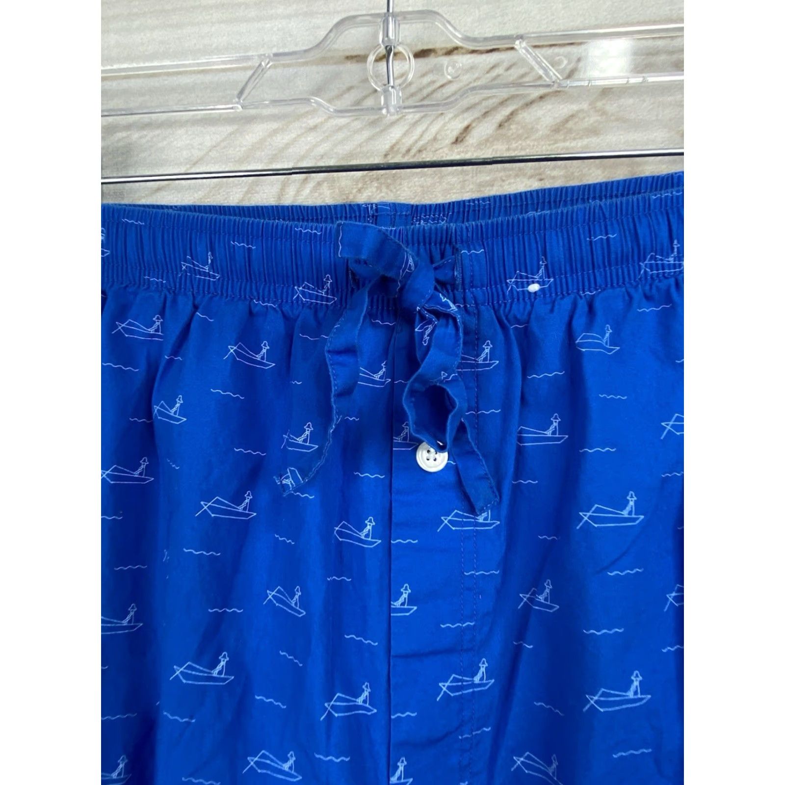 Stafford Stafford Men’s Sleep Pants XL Regular Blue Fishing Pockets 100% Cotton Pants Mens XL Blue Fishing Sleep Pants Size US 36 / EU 52 - 2 Thumbnail