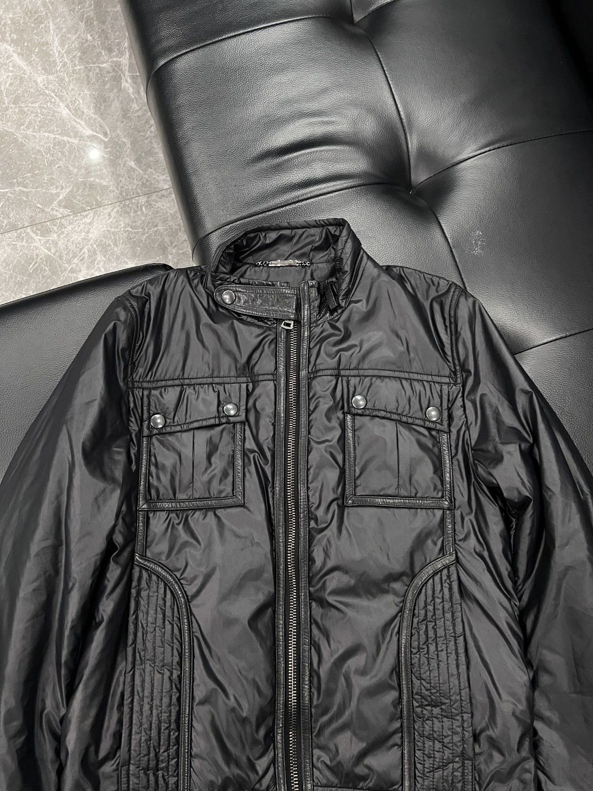 Dolce & Gabbana Dolce & Gabbana Nylon & Goatskin Trim Padded Jacket Size US M / EU 48-50 / 2 - 3 Thumbnail