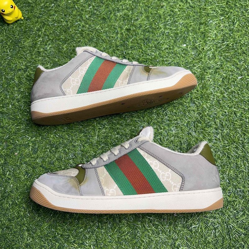 Gucci Gucci Screener Low-Top Sneakers in Gray - Size US 6.5 / EU 39-40 - 6 Thumbnail
