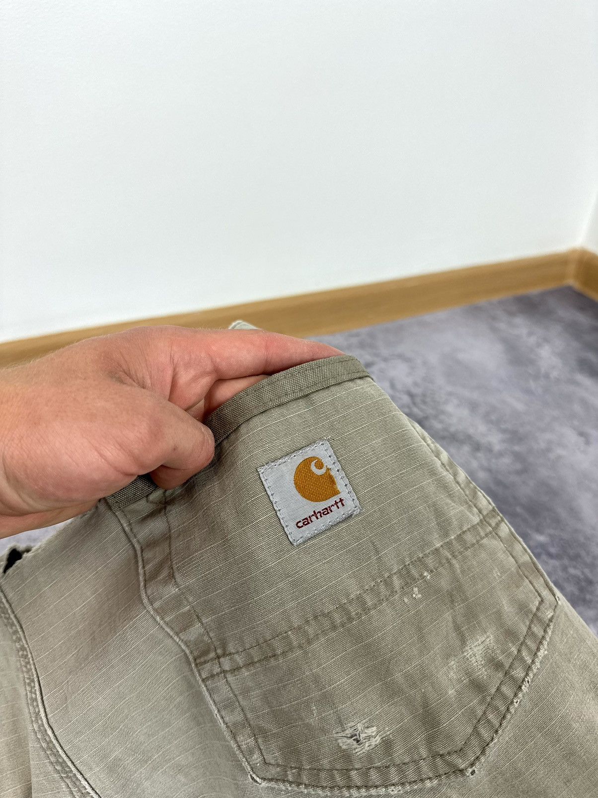 Carhartt Vintage Carhartt Double Knee Distressed USA Opium Work Pants Size US 36 / EU 52 - 17 Thumbnail