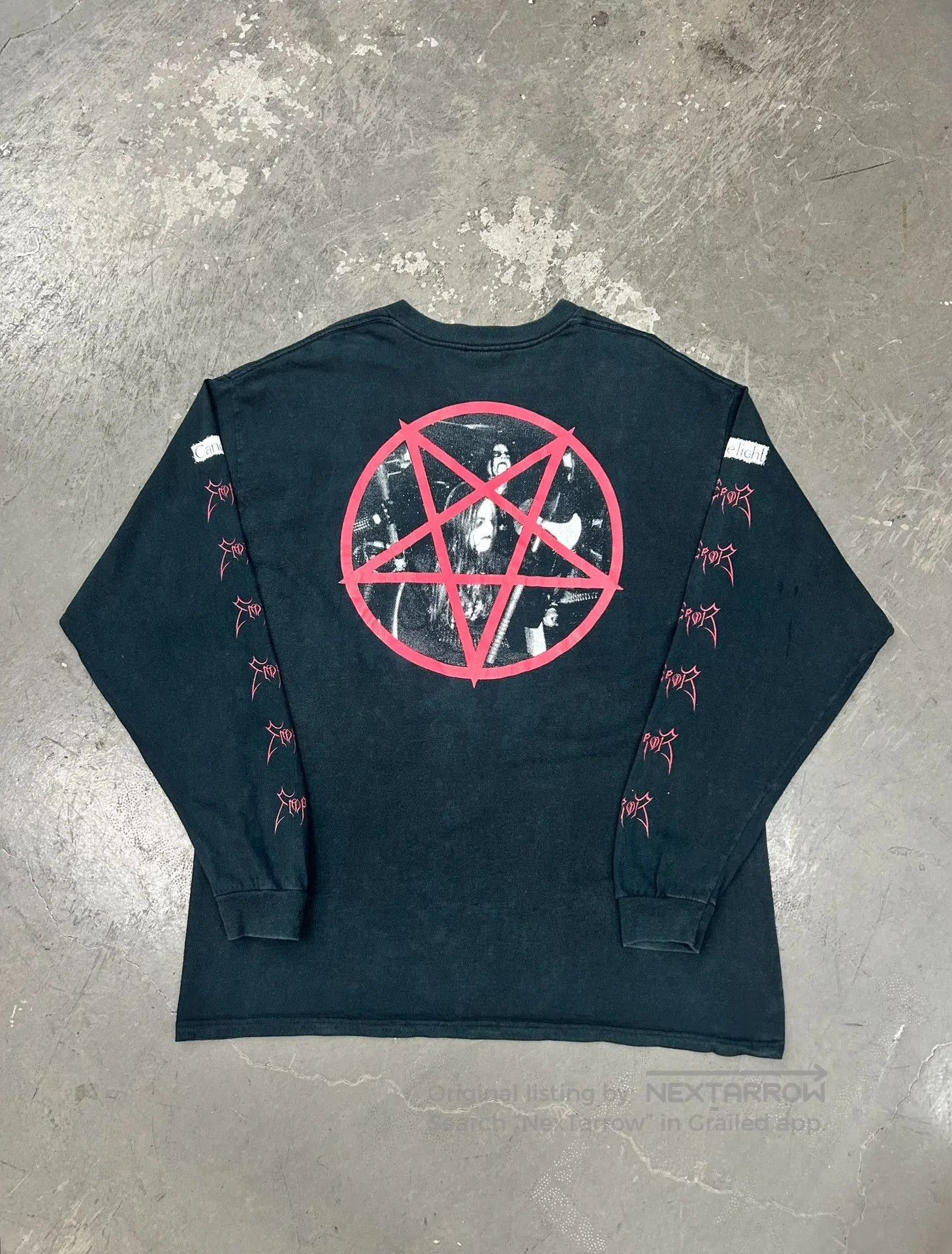 Vintage Vintage 90s EMPEROR Black Metal Band Tee. Size US XXL / EU 58 / 5 - 4 Thumbnail