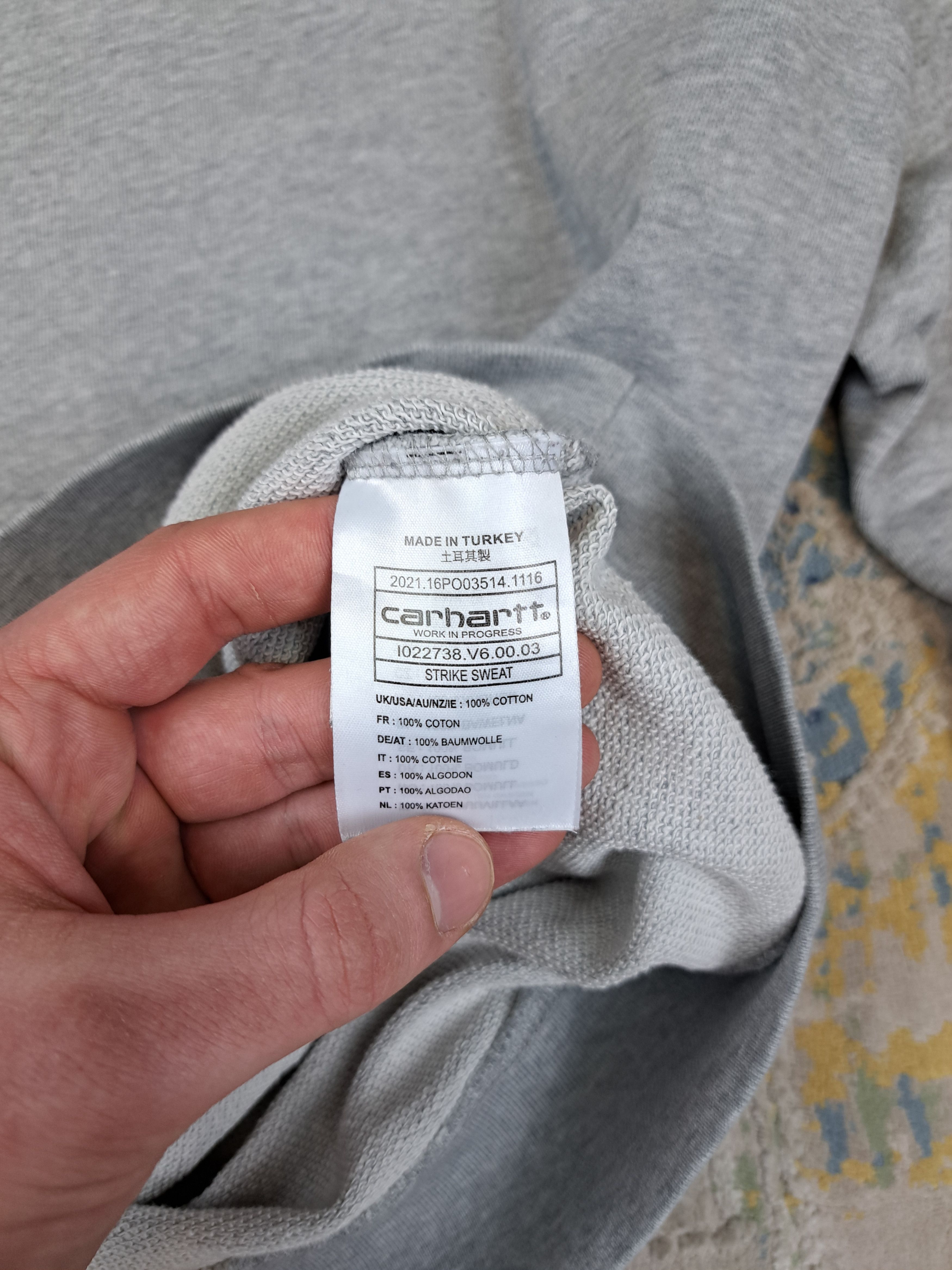 Carhartt Carhartt Strike Sweat Embroidered Logo Crewneck Size US XXL / EU 58 / 5 - 4 Thumbnail
