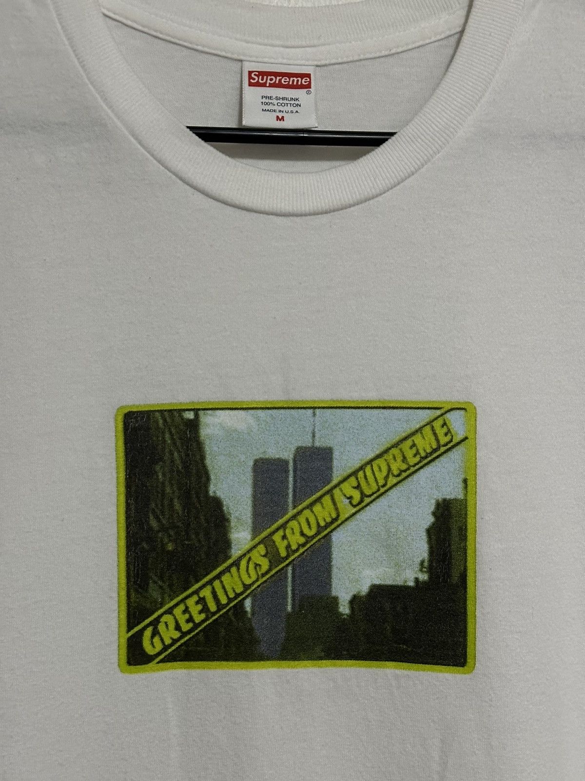 Supreme Supreme Greetings Tee Size US M / EU 48-50 / 2 - 2 Thumbnail